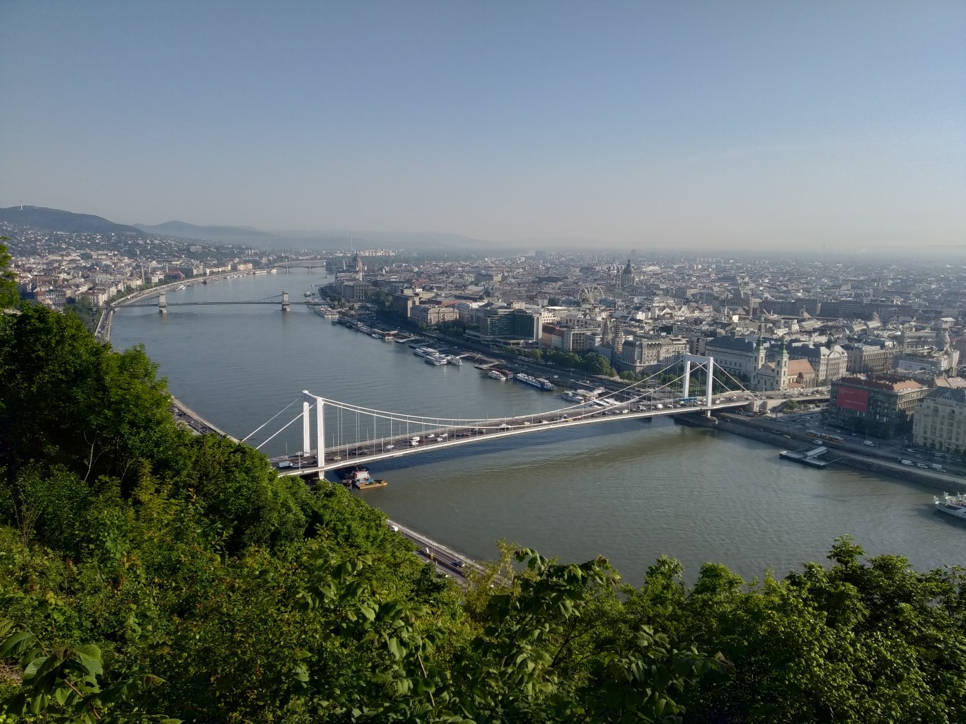 Budapešť - výhled od Citadelly