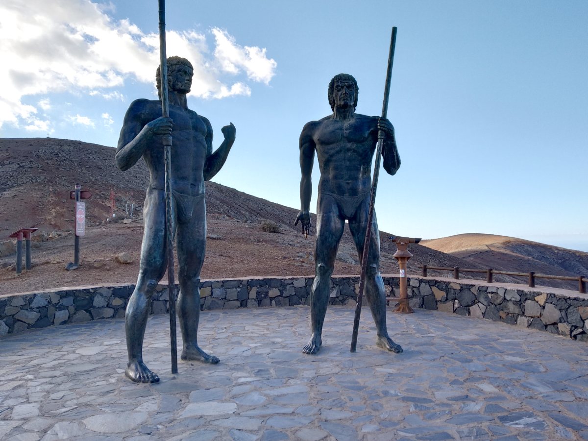 Statues near Betancuria