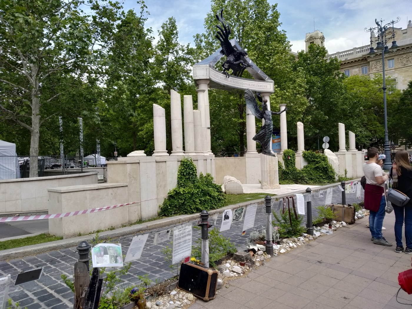Budapešť - Památník obětem 2. světové války